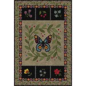 Bonnie Sullivan: Bonnies Butterflies~Flannel Quilt Panel