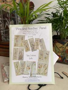 Hares Nest Stitchery: Hare's Nest Stitchery~ Pins and Needles~Panel