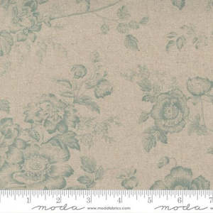 3 Sisters ~Garden Blooms- Natural/Sky Linen~ Sister Bay