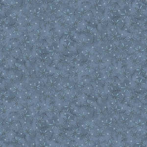 Gail Pan~Butterflies & Blooms~ Sprig & Daisy Toss~ Blue