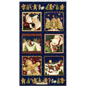 Panels: Gingerbread Christmas ~ Panel 60cm