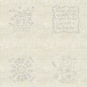 Blume Grow: The Birdhouse Quilt ~ Blume & Grow ~Stitchery Panel