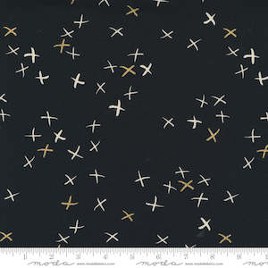 Sew Happy Canvas ~ Crosses Black