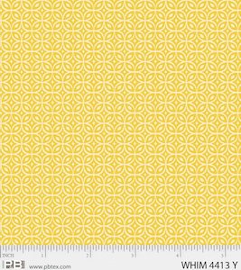 Whimsy By Heather Dutton Of Hang Tight Studio: Whimsy~ Optic Yellow~ 4413Y