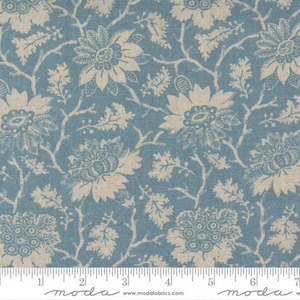 Linen Fabric: Carmen Mochi Linen~ French Blue~ 13900-12L