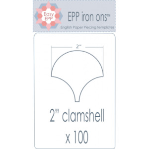 Hugs'n Kisses~ EPP Iron-Ons ~2 inch Clamshell x 100 pack