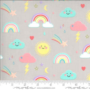 Hello Sunshine ~ Sunshine Rainbows~cloudy grey