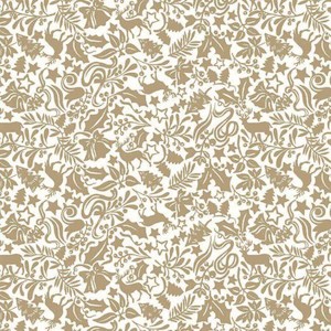Liberty Fabrics - A Woodland Christmas -Enchanted Forest Gold
