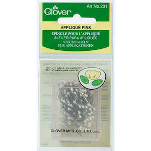 Clover Applique Pins - 3/4inch/2cm long