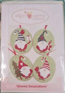 Fig 'n' Berry Creations~ Gnome Decorations~Pattern & Kit