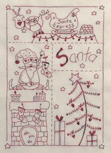 Fig N Berry Creations: Fig 'n' Berry Creations ~ Santa~pattern