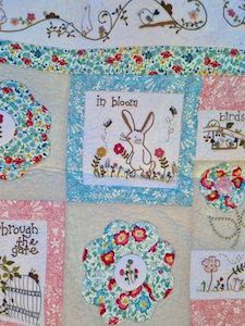 Fig N Berry Creations: Fig 'n Berry "The Secret the Garden" Stitchery BOM~10 Months