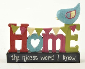 Ruffle Your Feathers Giftware Range: Ruffle your Feathers Range ~ Home the nicest word I know