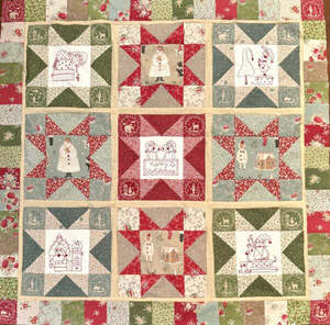 Christmas Craft: Preorder~Fig 'n' Berry Creations~ Merry Little Christmas Stars~pattern