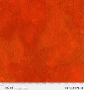 Feathered Fiesta ~ Orange Red~80cm end of bolt