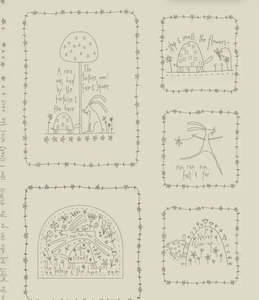 Hatched Patched: Hatched & Patched~ Slow & Steady~ Stitchery Panel~preprinted