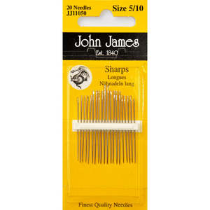 John James ~Sharps Needles size 5/10