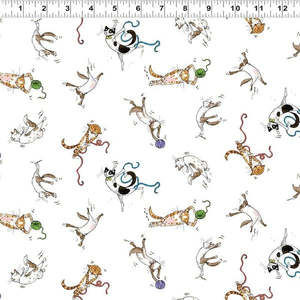 Clearout: Having a Ball ~Tossed cats~ white