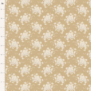 Tilda "Sunday Brunch"~ White Flower ~ Sand