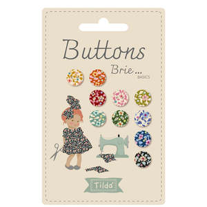 Haberdashery: Tilda~ Brie Basics Buttons~ 10mm