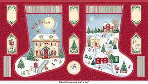 Christmas Craft: Country Christmas ~ Stocking Panel 60cm
