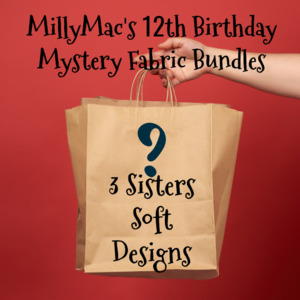 Mystery Curated Fabric Bundle ~ 3 Sisters~ Soft Designs