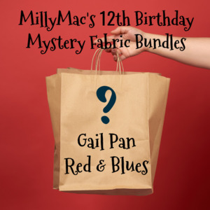 Mystery Curated Fabric Bundle ~ Gail Pan Reds & Blues