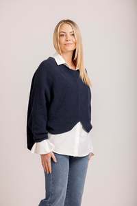 Hudson Knit Navy
