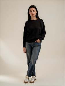 Indent Moss Aw26: Henrietta Knit - Black