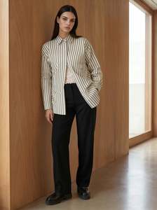 Indent Moss Aw26: Maxwell shirt - Stripe