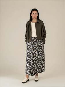 Indent Moss Aw26: Parker Skirt - Winter Bloom