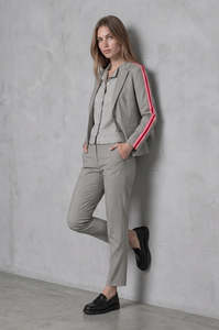 Indent Mimoso Aw27: Briana Jacket - with stripe