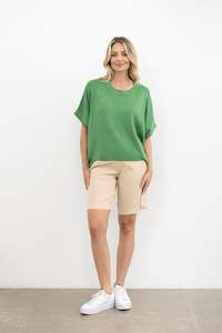 Summer Indent: Ella Summer knit - Green