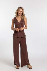 Moss Winter 23: Mona Pant - Chocolate