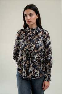 Indent Moss Aw26: Eva Top - Winter Bloom