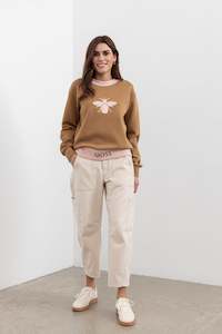 Moss Winter 26 Indent: Moss Lexie  pant oat