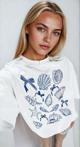 Graphic Tee Seashells