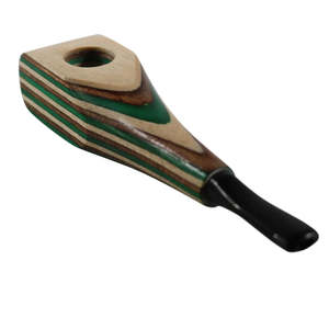 Top 10 Headshop: American Made Tapered Coloured Hardwood Smoking Pipe
