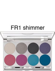 Eyeshadows: Kryolan Viva 8 Colour Palettes
