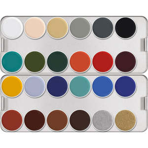 Kryolan Supracolor Palette 24 Colours