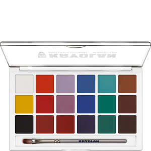 Body Painting Palettes: Kryolan Aquacolor Set 18