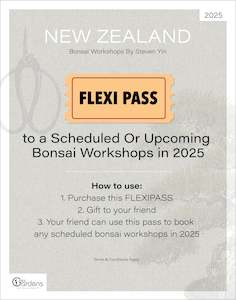 Bonsai Workshop FLEXIPASS