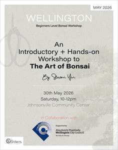 Bonsai Workshops: Beginners Bonsai Workshop | 30th May 2026