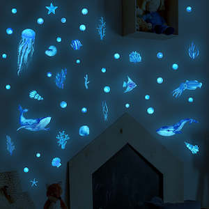 Room Deco: Glow in the dark Wall Sticker - Underwater World