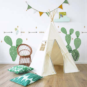 Wall Sticker: Giant Cactus Sticker Nursery Room Wall Sticker