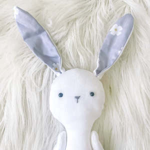 Sale: Floppy Bunny in White & Grey