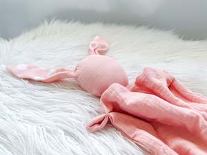 Snugglers: Bunny Snuggler in Peachy Pink