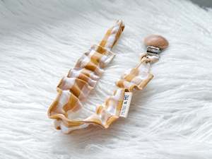 Dummy Clips: Frilly Dummy Clip in Mustard Gingham