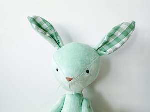 Minky Collection: Minky Bunny in Green