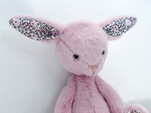 Minky Collection: Minky Bunny in Dusty Pink